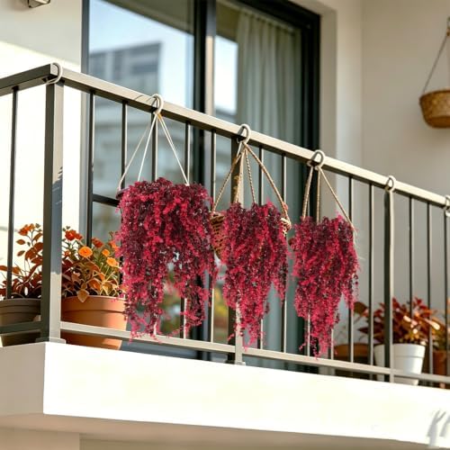 RECUTMS 3Pcs Artificial Fall Hanging Monkey Plants Faux Draping Greenery