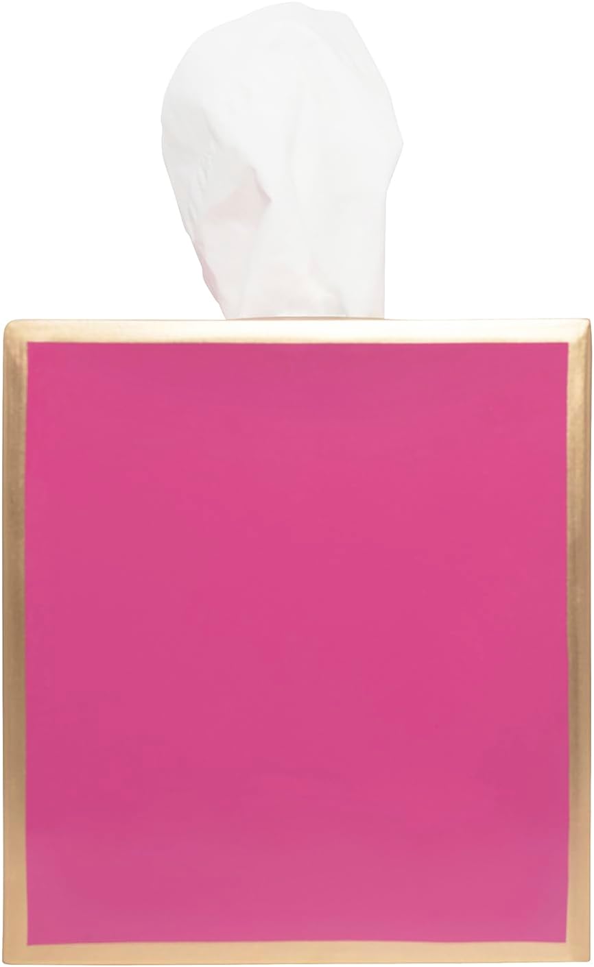 Jaye’s Studio Decorative Square Tissue Box Cover Tissue Holder / Pink