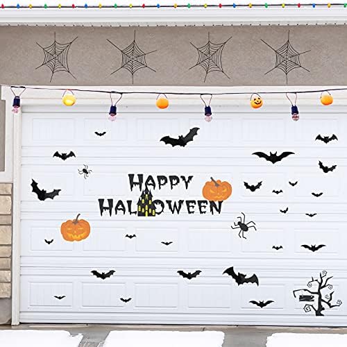 Flutesan 28 Pieces Halloween Bats Car Magnet 4 Sizes, Black