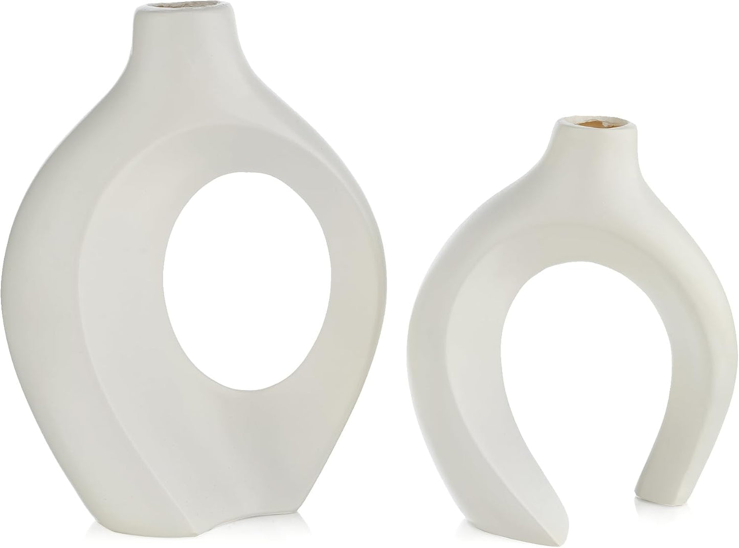 Modern Resin Vases Set