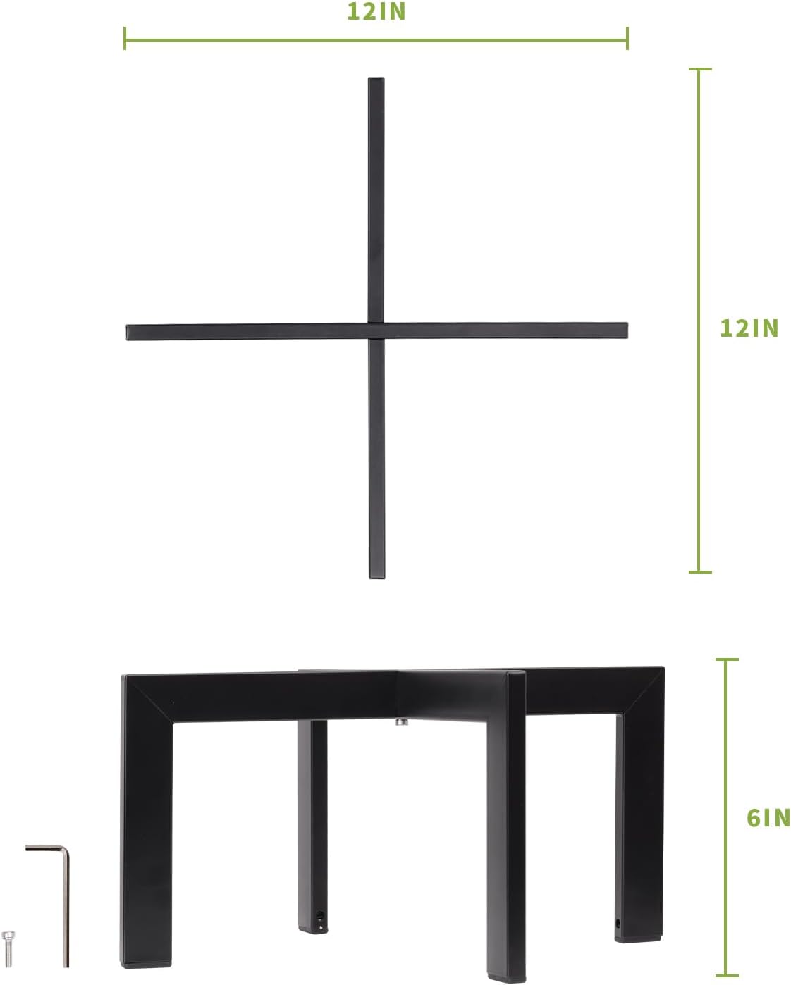 4 Pack Plant Stand Indoor Outdoor,Metal Mid-Century Pot Stand,Modern Plant Holder Rattan Flower Plant Stool,Low Short