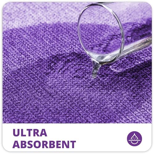 Bosap Bath Mat,Ultra Thin Bathroom Runner Rugs,Large Bath Mats for Bathroom,Quick Dry,Non-Slip,Machine Washable,Low