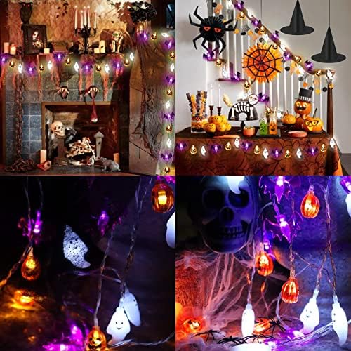 Zimati Halloween Lights Decorations 16ft 30 LED String Light Indoor Outdoor
