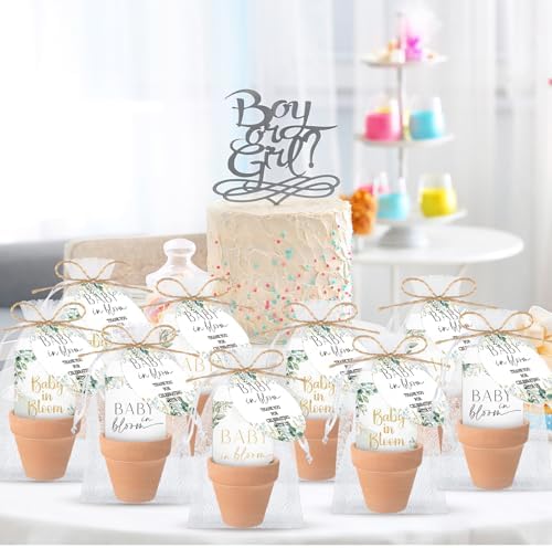 Reallnaive 24 Sets Baby Shower Party Favors Seed Packets Baby in Bloom