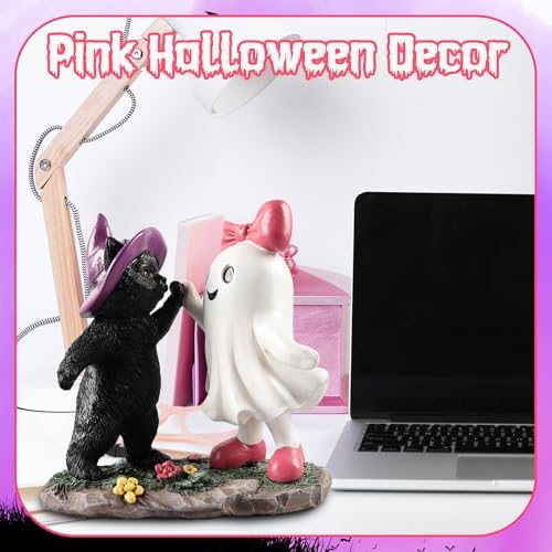 Halloween Decorations Indoor Ghost Gifts, Black Cat Ghost