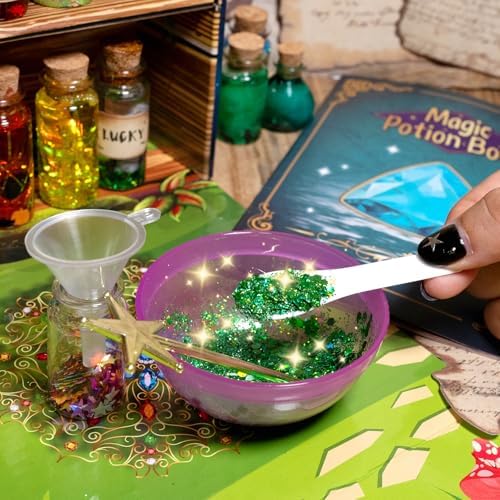 LDomet Fairy Magic Potion Kit for Kids, 20-Bottle Magic Craft Set, Ages 6+