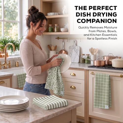 Kitchen Towels, Dish Towels for Kitchen, 3 Pc Kitchen Towel Set