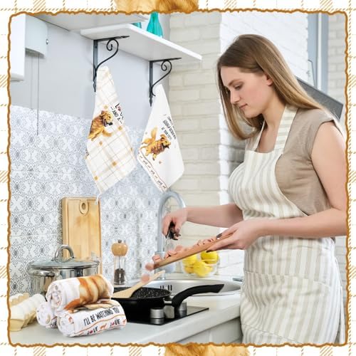 Redbaker 6 Pcs Golden Retriever Kitchen Towels Funny Dish Towel Gifts