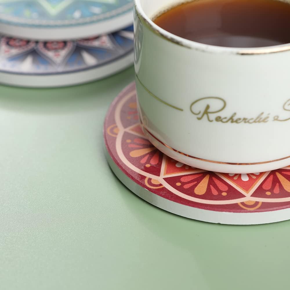 Absorbent Ceramic Stone Coasters for Drink / Set of 10