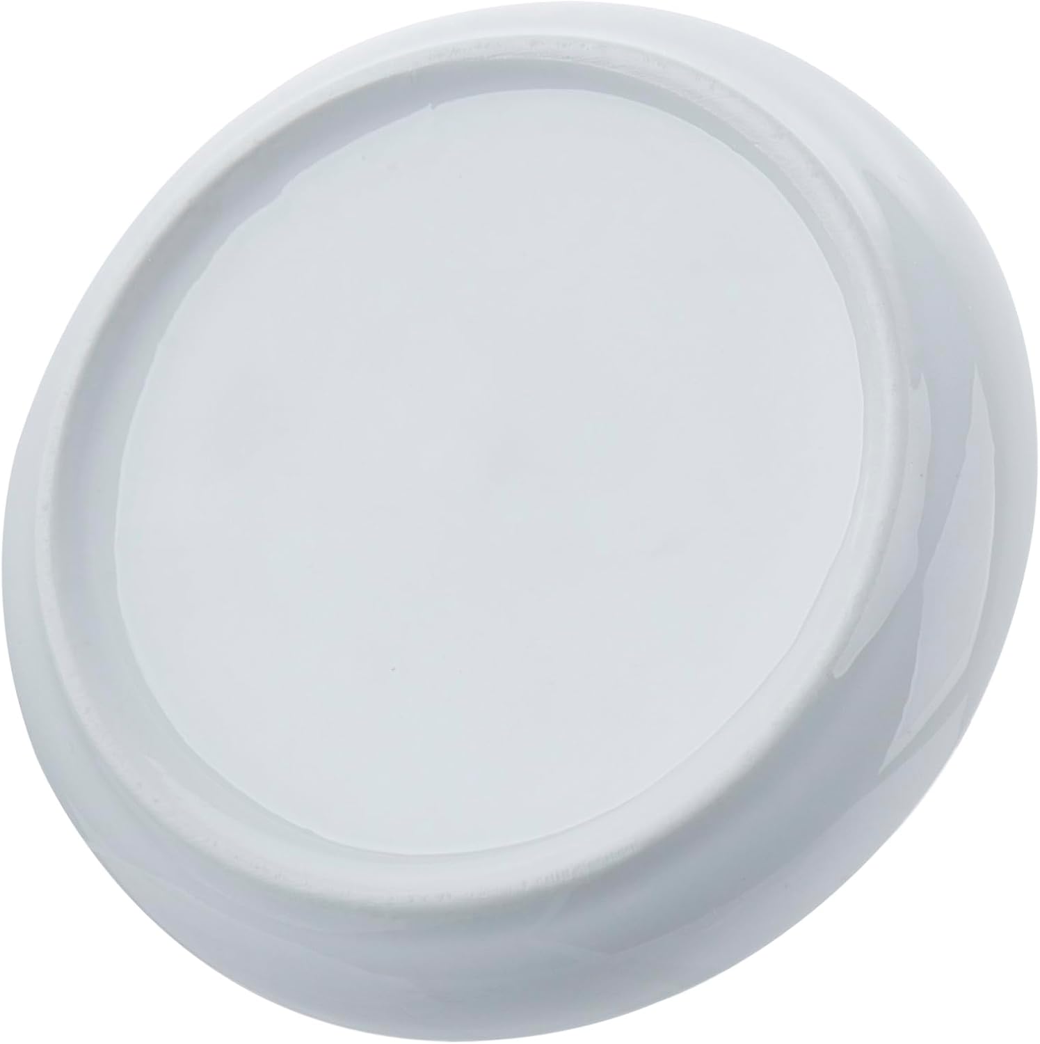 Decorative Ceramic Ring Tray for Jewelry / Ceramic Aloe / White