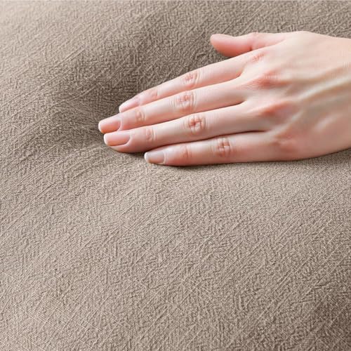 MIULEE Boho Linen Fringe Decorative Fall Throw Pillow Covers Dune 18x18