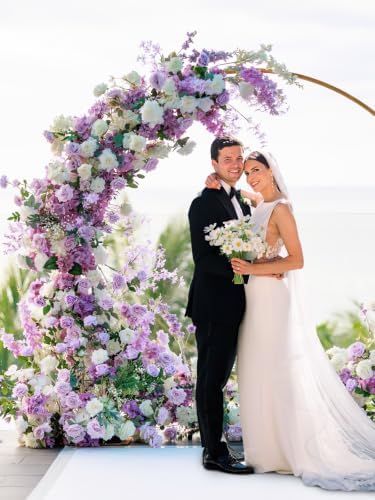 MACTING 30PCS Lavender Artificial Roses with Stems, Real Touch Foam Flowers