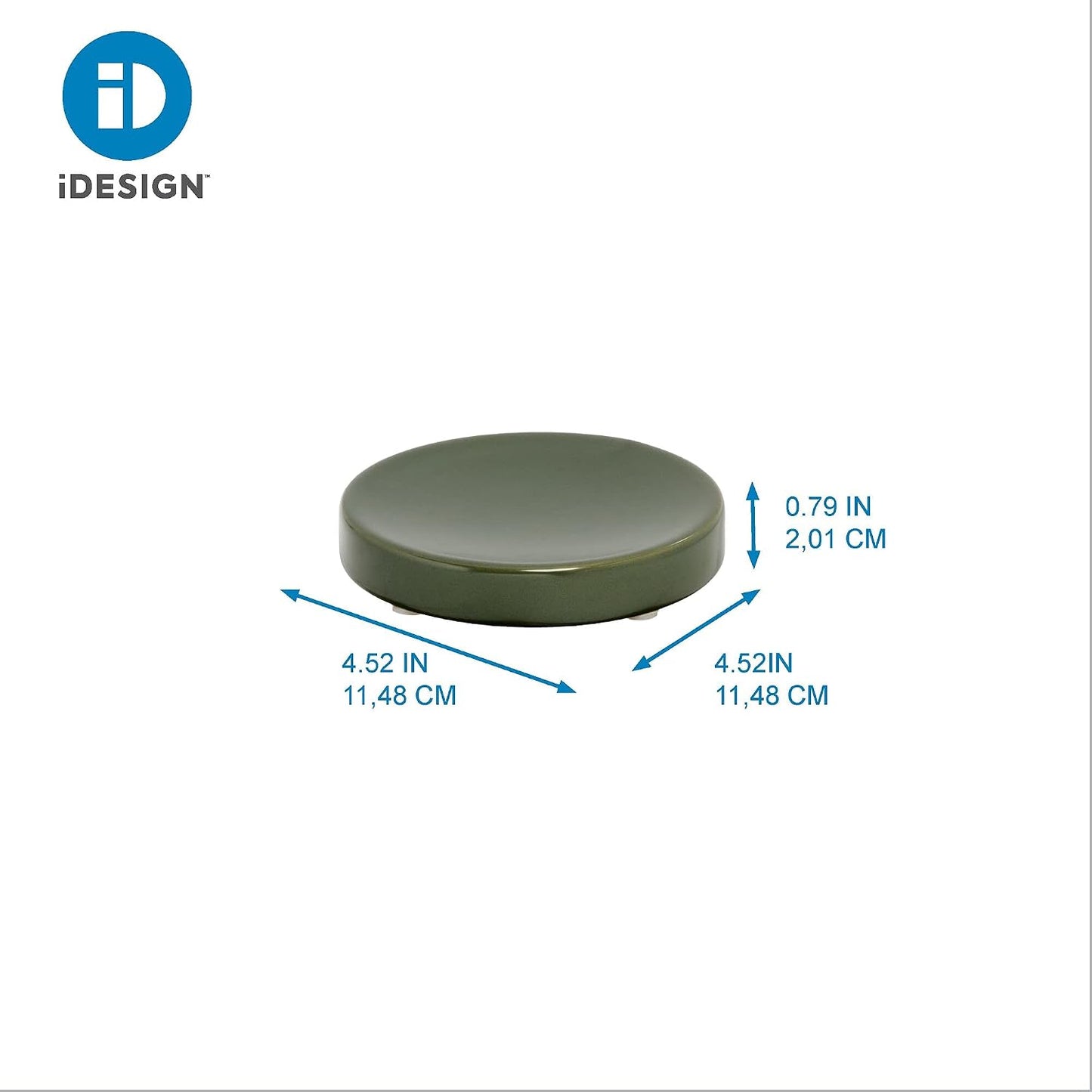 Ceramic Earth Collection Ceramic Bar / Moss / Soap Dish