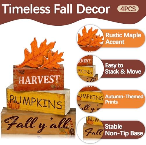 Harvest Leaves Fall Decor, Fall Decorations for Home