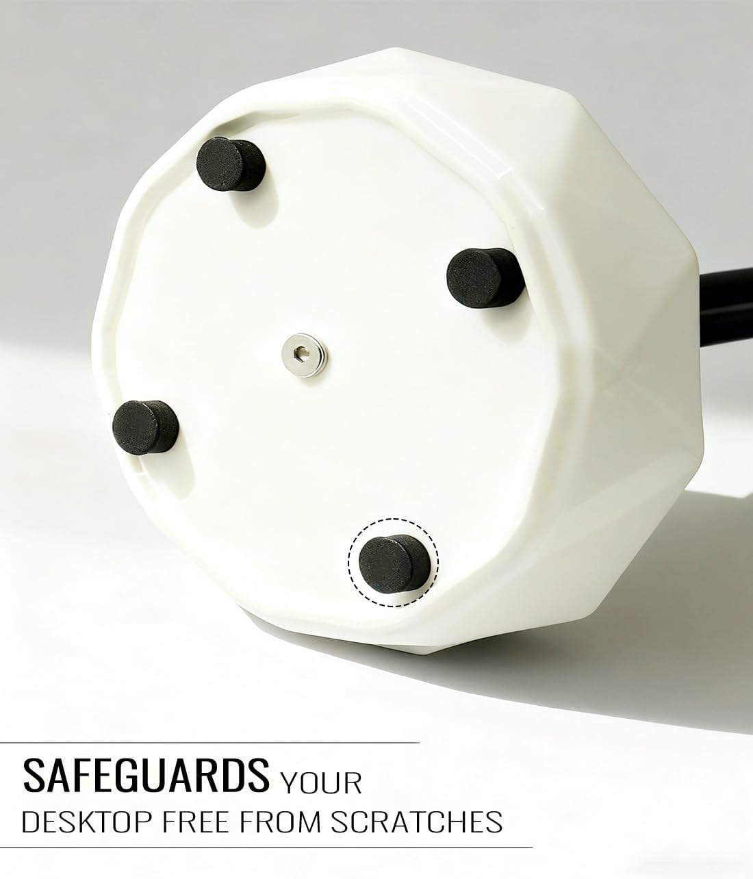 Paper Towel Holder, Ceramic Base Water Resistant, Fits Large Rolls, Black | Easy to Clean and Built to Last,Standing