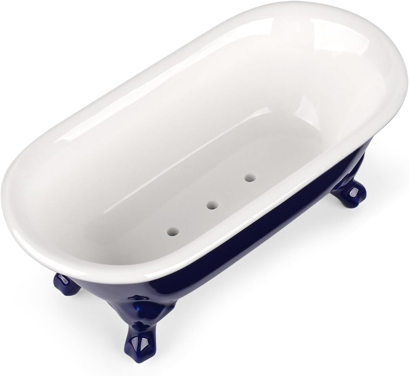 Kitchen Sponge Holder and Shower Tray / Navy Blue