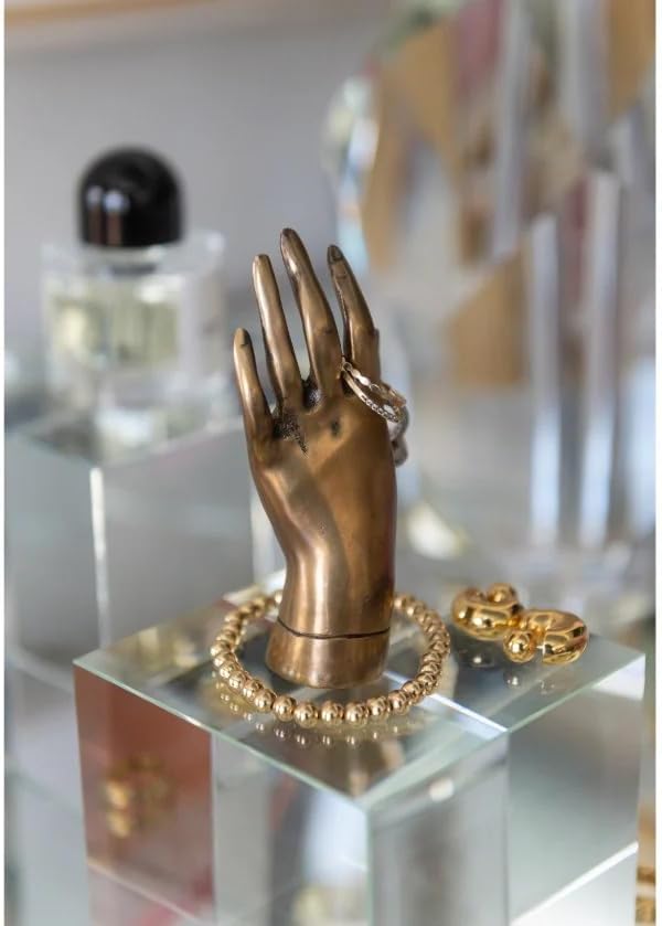 Decorative Brass Ring Holder Sculpture