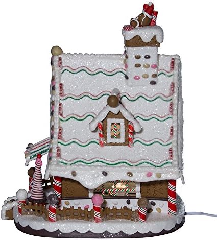 Kurt Adler 12-Inch Lighted Christmas Gingerbread House