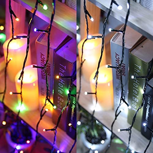 Joomer Solar Christmas Lights, 2PACK Total 144FT 400LED Color Changing