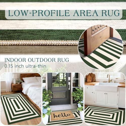 Modern Outdoor Rug - 28"x43" Front Door Mat Indoor Outside Entrance