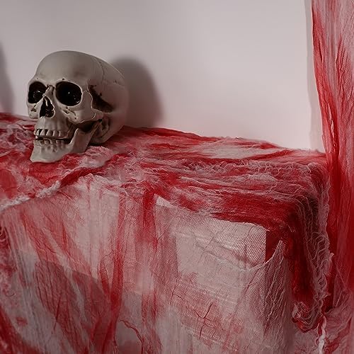 410 x 80 in Halloween Creepy Cloth for Yard and Outdoor Decorations,Blood