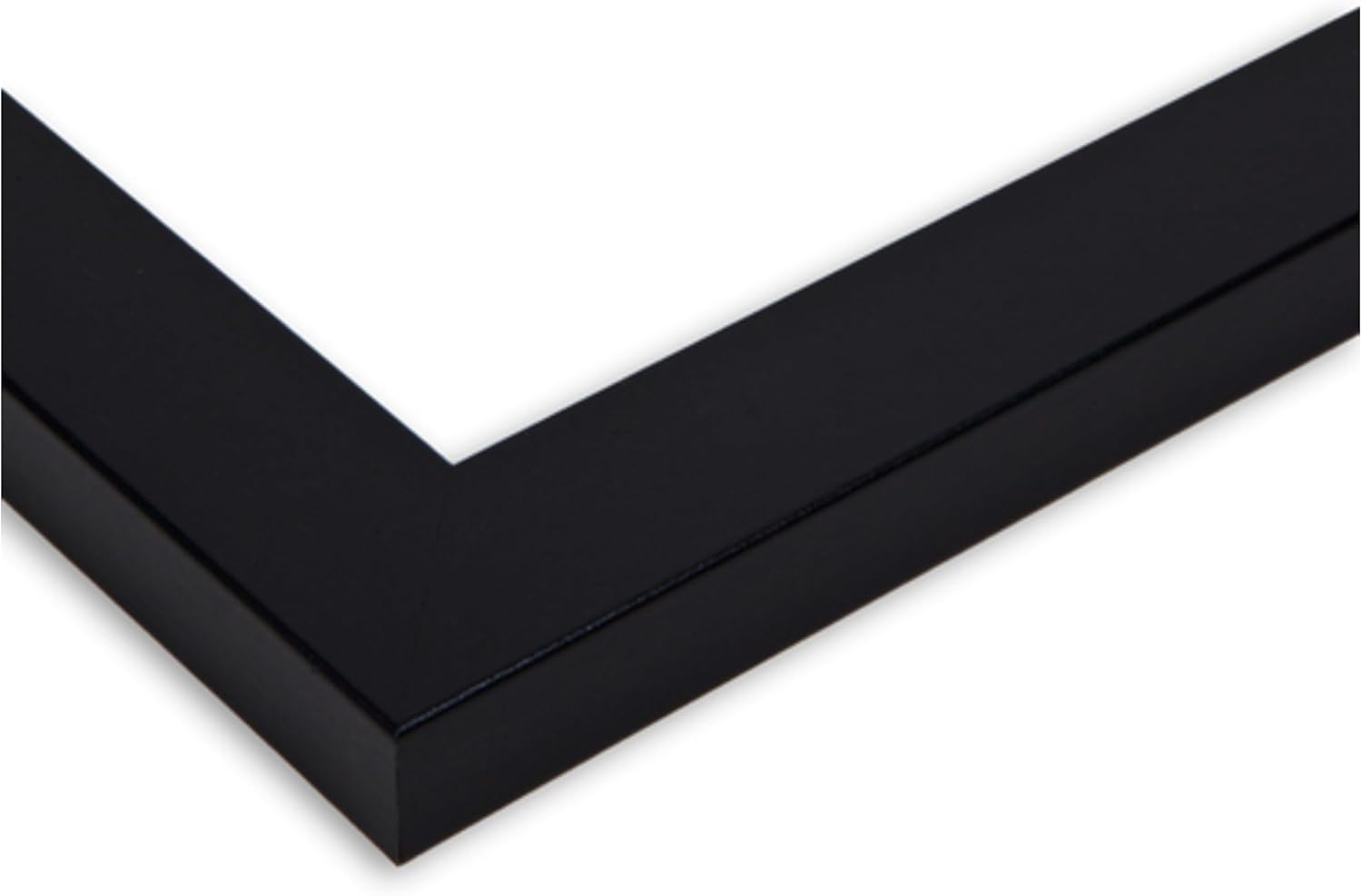 ArtToFrames Collage Photo Frame Double Mat with 3 - 8.5x11 Openings and Satin Black Frame