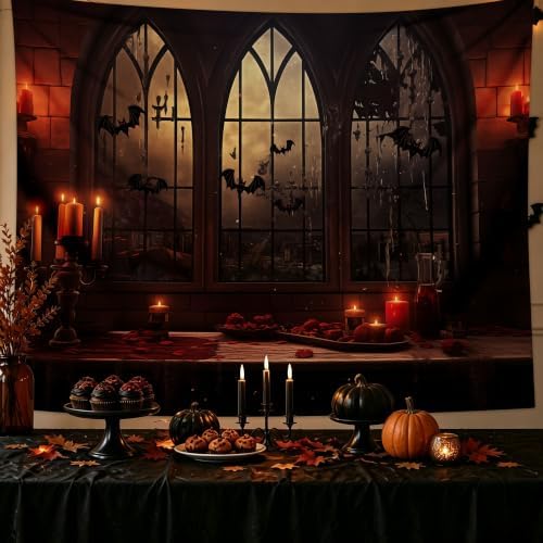 QGHOT Halloween Tapestry Wall Hanging 90.6"x70.9"