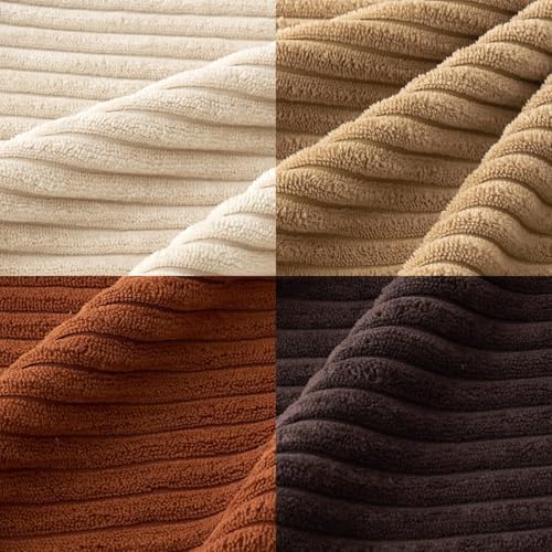 MIULEE Fall Decorative Throw Pillow Covers Chocolate Brown Rust 20x20