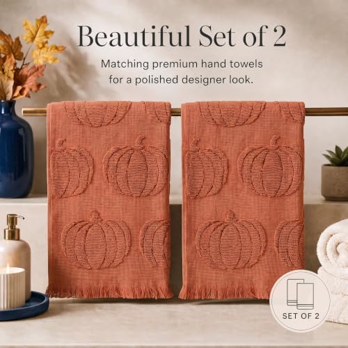 KIBAGA Decorative Fall Hand Towels for Your Bathroom Or Kitchen