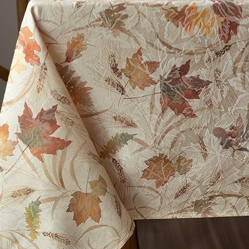 Benson Mills Natures Leaves Autumn Tablecloth (60" x 140" Rectangular)