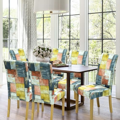 Dining Chair Covers, Stretch Seat Covers, Washable Furniture Protector