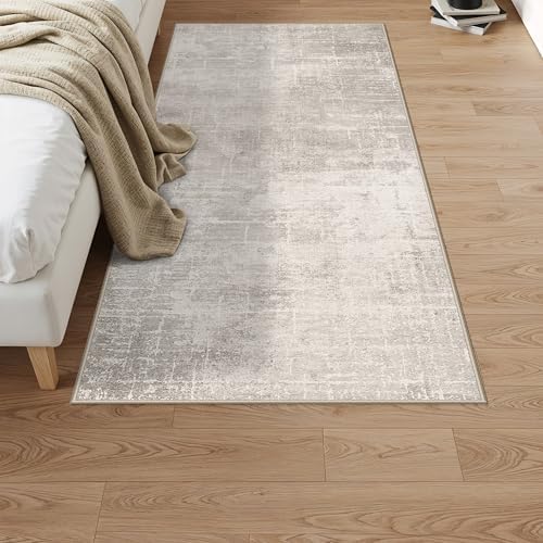 Washable 3x5 Kitchen Area Rug: Non-Slip Abstract Water-Resistant Entryway Doormat Soft Sink Fridge Bedroom Carpet Low