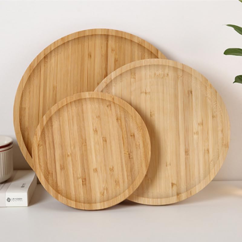 Wood Serving Tray / 13.8 / 13.8 Inch