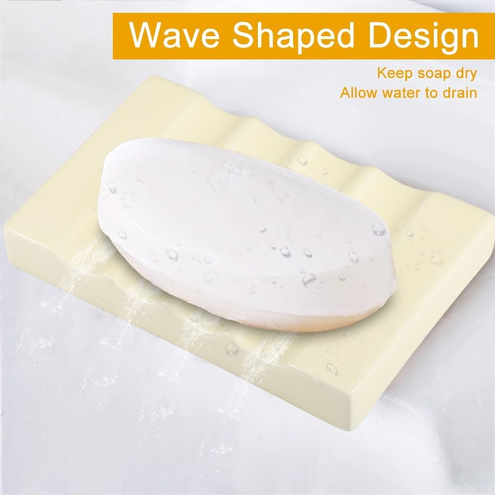 Small Bar Soap Holder / White