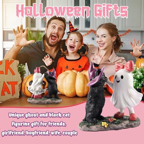 Halloween Decorations Indoor Ghost Gifts, Black Cat Ghost