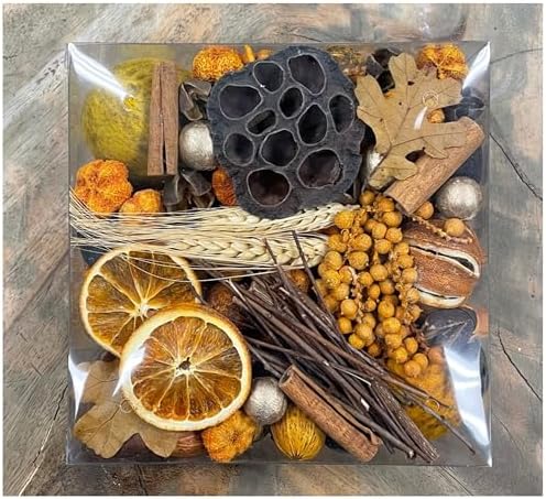ANDALUCA Fall Harvest Fragrance Potpourri Decorative Vase & Bowl Filler Home Décor (Autumn Harvest)
