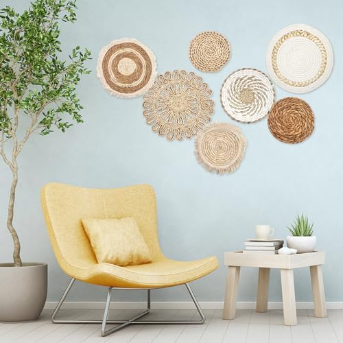 Boho Wall Baskets / Set of 7