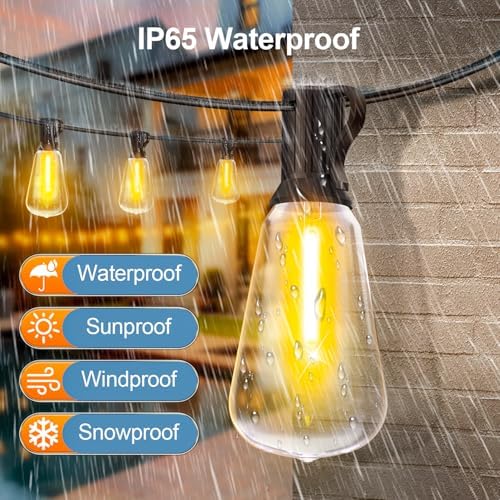 Outdoor Lights String Patio Outside - 100ft 30M LED Waterproof Light ST38