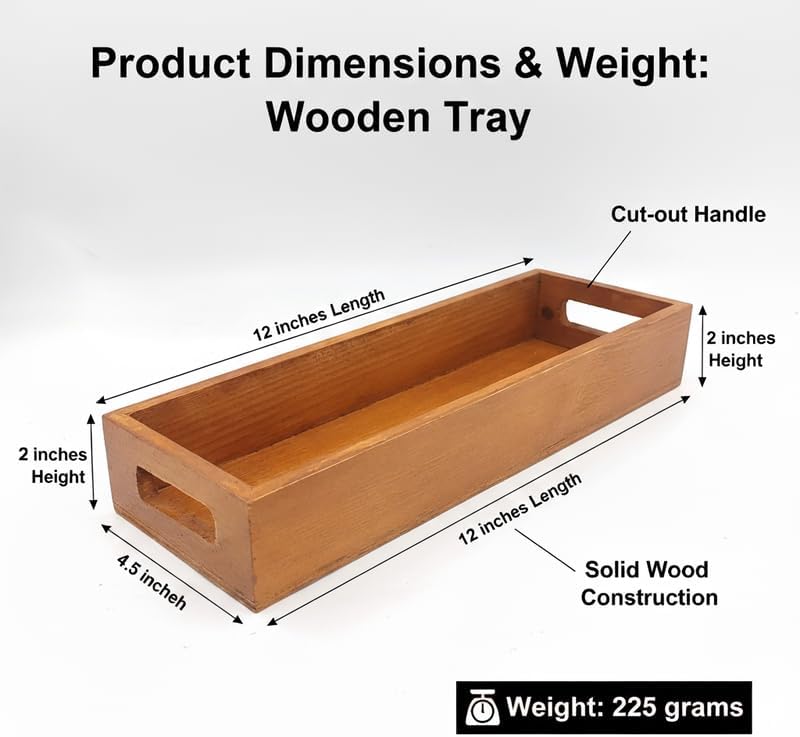 Wooden Serving Tray Platter Multipurpose Tray / Wd3