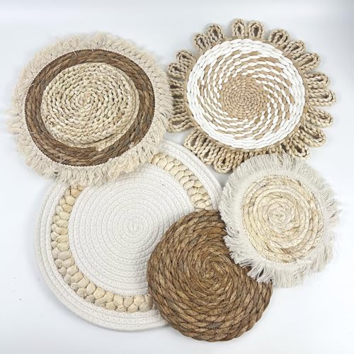 Boho Wall Baskets / Set of 7
