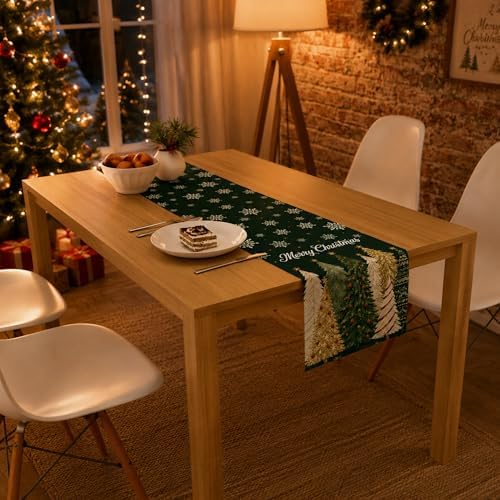 Christmas Decorations - Merry Christmas Table Runner