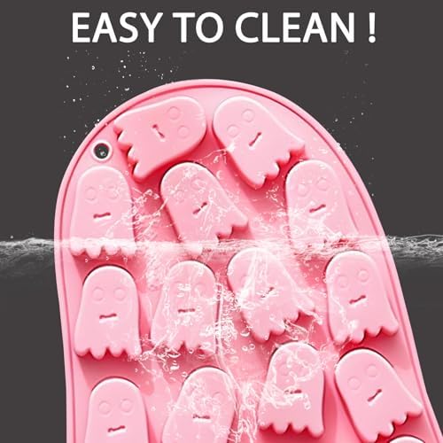 Halloween Silicone Molds Set, Tombstone, Ghost & Zombie Shapes