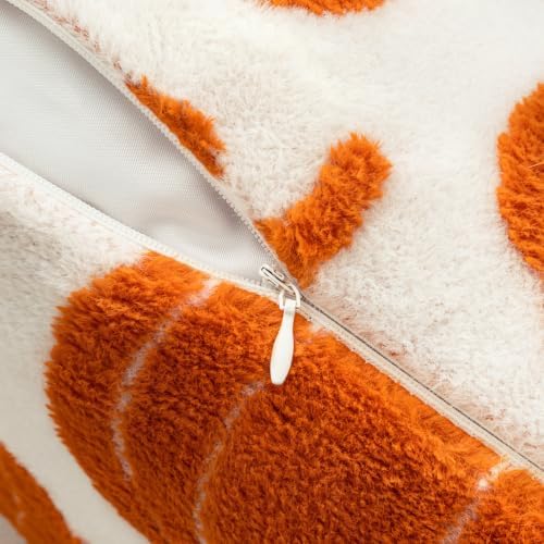 Fall Pumpkin Pillow Covers Fall Decor 18x18 Set of 2 Orange