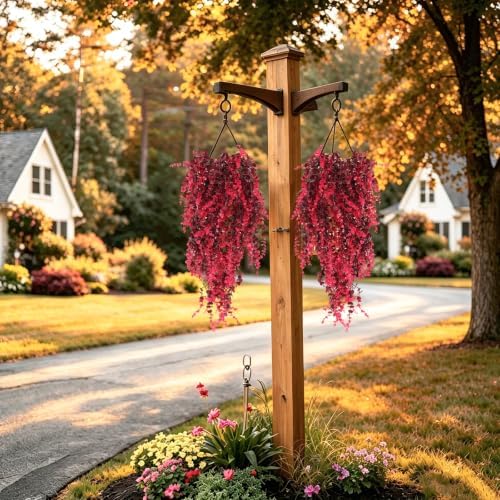 RECUTMS 3Pcs Artificial Fall Hanging Monkey Plants Faux Draping Greenery
