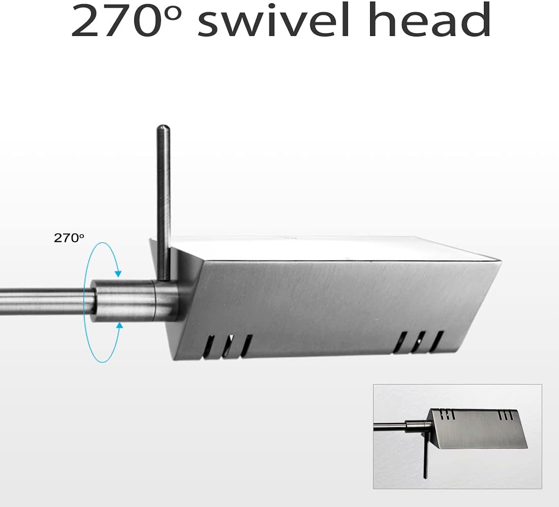 O'Bright LED Pharmacy Table Lamp, Full Range Dimming, 12W LED, 360 Degree Swing Arms, Desk, Reading, Craft, Work Lamp