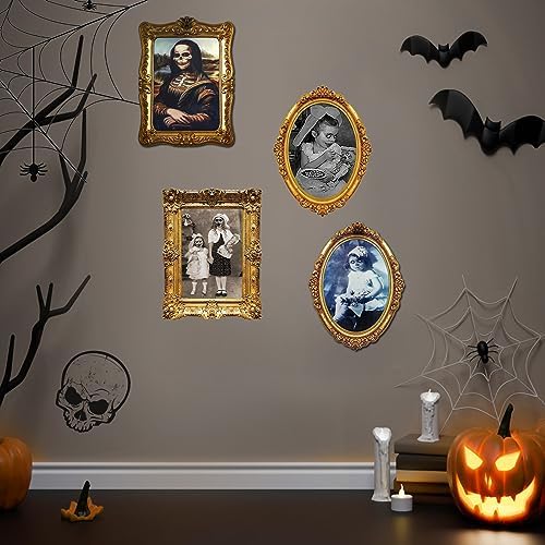ECGER Halloween Decorations Indoor, Haunted Scary Changing Face Pictures