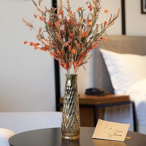 2 Bundles Fall Flowers Artificial Stems 26in Dried Flower Bouquet