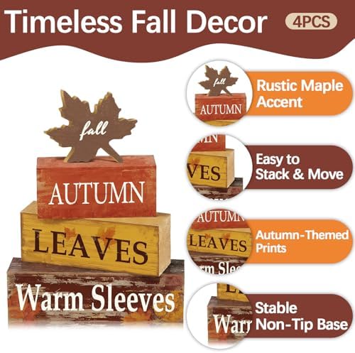 Maple Leaves Fall Decor, Fall Decorations for Home