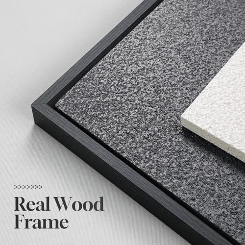 3D Textured Framed Blue and White Abstract Wall Art Set, 3 Piece, 16x24 In