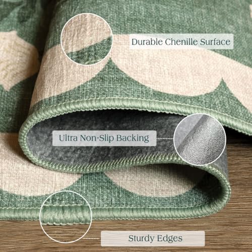 3x3 Square Entryway Rug - Front Door Mat Indoor Outside Entrance